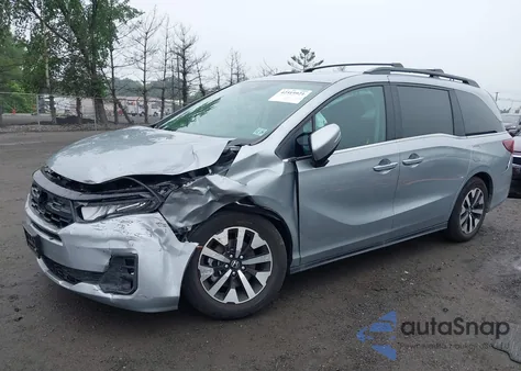 2025 Honda Odyssey Ex-L из США, поврежденный, VIN 5FNRL6H68SB029244